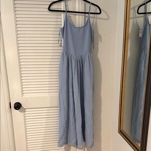 NWT Aerie at the Barre Midi Dress - periwinkle